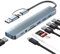 USB C Hub 3.0, 8 in 1 USB Hub 3.0 Multiport Adapter mit SD, TF, USB 3.0, USB 2.0, 3.5 mm Audio Anschlüsse, Hub USB C für MacBook Air/Pro, Galaxy, iPad, Windows usw
