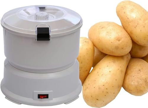 XSDAJSD Pelador de Patatas eléctrico de 85 W, automático, de Acero Inoxidable, para Cocina.