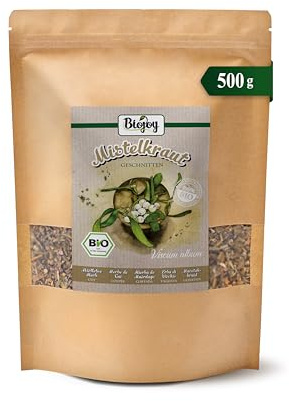 Biojoy Tisane de Gui BIO (500 g), Herbe de Gui séchée et coupée (Viscum album)
