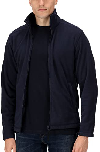 Regatta Men's Micro Full Zip Fleece Jacket, Blue (Dark Navy), X-Large (Manufacturer Size:XL)