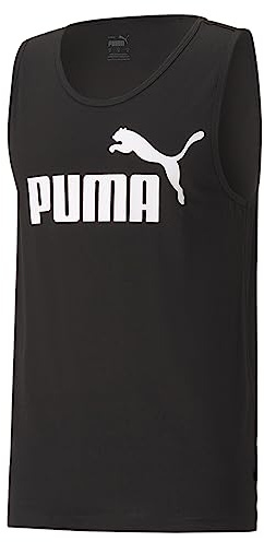 Puma ESS Tank Camiseta de Tirantes, Hombre, Puma Black, XL