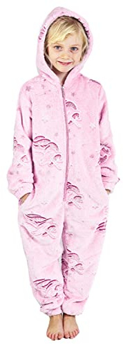 CityComfort - Pijama de Unicornios y arcoíris para niñas de 3 a 14 años de Edad, Brilla en la Oscuridad (Rosa Bebe, 7-8 años)