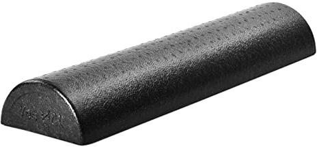 Yes4All Half Foam Roller - Rodillo Muscular Ultraligero de Alta Densidad de 45 cm de Largo para Espalda, Piernas, Entrenamientos, Gimnasio, Pilates, Fitness, Yoga