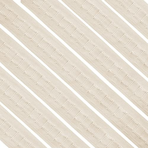 Realm Cream Pencil Pleat Curtain Header Tape, Detachable Curtain, Size 25mm / 1 Inch (10 Metres)