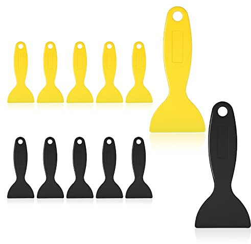 YUTOU Juego de 12 espátulas de presión 3D, de plástico, para eliminar burbujas de aire, pegatinas, herramientas para la instalación de la impresión 3D, para eliminar la resina de la película de vinilo