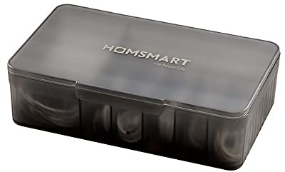 STARRY G Cable Tidy Box with Lid, 7 Grids Cable Organizer Box, Cable Management Box, Extra Large Storage Box for Data Cables, Charging Plug, Desktop Sundries, Free 10 Sorting Stickers&10 Cable Ties