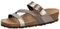 Lico Damen Natural Glitter Pantoletten, Braun, 38 EU