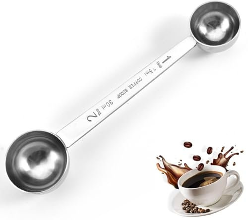 Kaffeedosierlöffel, Kaffeelöffel Portionierer, Portionierer, Kaffeeportionierer Teelöffel Tee Löffel, Kaffee Messlöffel Teemesslöffel, Kaffeelöffel Portionierer für Tee und Kaffeepulver
