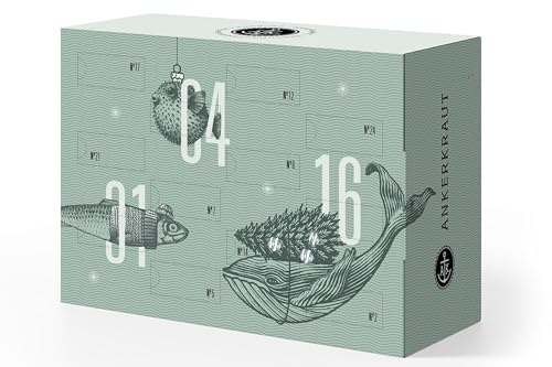 Ankerkraut der Lütte Adventskalender 2025, der perfekte Probier-Kalender mit 24 kleinen Gewürz-Überraschungen, 24 Türchen zum Öffnen, Gewürze-Ideen, Adventskalender für Frauen, Männer, Div.