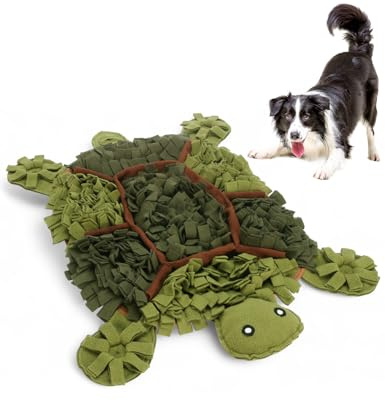 Qxsnuvvlg Snuffle Mat for Dogs, Boredom Relief Interactive Feeder