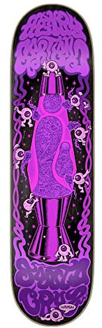 Santa Cruz Skateboard Deck Gartland Lava Lamp 8.28 (Purple)