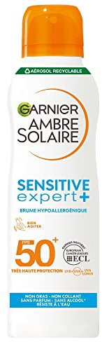 Garnier Ambre Solaire Sensitive Expert + Adulte Brume protectrice très haute protection hypoallergénique FPS50+