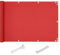QINGLV Balkon Sichtschutz 80x200cm Balkonabdeckung Windschutz Blickdichte Balkonumspannung Sichtschutz Garten FüR BalkongeläNder Terrasse Garten -Rot