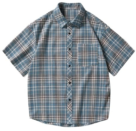 TYUIOP Camicia Uomo Manica Corta Cotone Camicia da Notte Cotone Estiva con Bottoni Pack T Shirt Uomo T Shirt Slim Fit Uomo Polo Uomo Slim Fit Borsello da Cintura Uomo Camicia Bianca