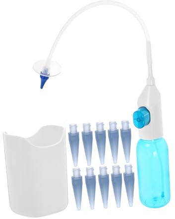 Didiseaon Pulitore Cerume Manuale Kit Per Lavaggio Auricolare Dispositivo Per Pulizia Orecchie Sicura Con Punte Per Bacinella