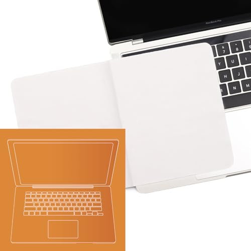 Cubierta del Teclado del Portátil,Paño de Limpieza de Microfibra para Teclado de Pantalla,Película Protectora para Pantalla de Teclado,Protector Teclado portatil,para computadoras de 13/14 Pulgadas