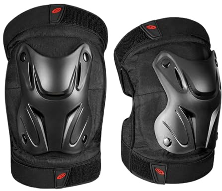 Acunny Protectores de rodilla de motocross, protectores de rodilla de motocicleta - Protectores ajustables, soportes para codos y rodillas, accesorios de motocicleta, equipo de protección contra