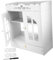 Garneck Kosmetikregal Toilettenschrank Badezimmer-Wandregal-Organizer klein hängend montiert klo Schrank Bathroom Storage Organizer für Badezimmerregale Bad Organizer Plastik Weiß