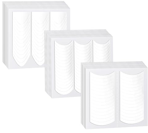 BOHUIZ 1824 PCS Plantilla de Manicura, 3 Estilos de Manicura Francesa Pegatinas Media Luna Francesa Pegatinas de Uñas Francesas Guías French Smile Manicura Tiras para Diseño de Uñas