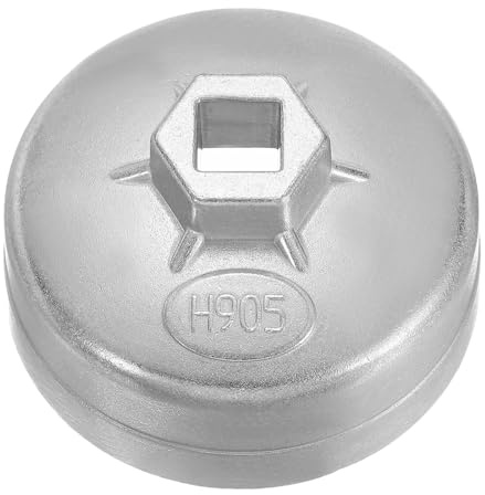 QUARKZMAN Chiave Per Filtro Olio 15 Scanalature 73 Mm Diametro Interno 1/2 Attacco Quadrato Tipo Coppa In Alluminio Chiave Per Filtro Olio Metrica Strumento Per Rimozione