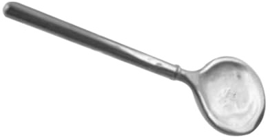 SOESFOUFU Cuchara para crema facial de metal plata con agarre ergonómico, aplicador portátil para cremas de ojos y productos cosméticos