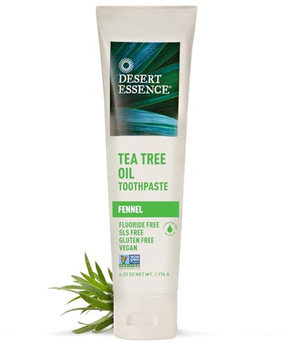 Natural Tea Tree Oil Toothpaste, Fennel, 7 oz (130 ml)