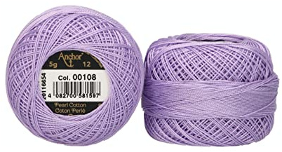 Anchor Perla, Grosor: 12, Longitud: 5G, Longitud: 56M 108 Hilos De Bordar