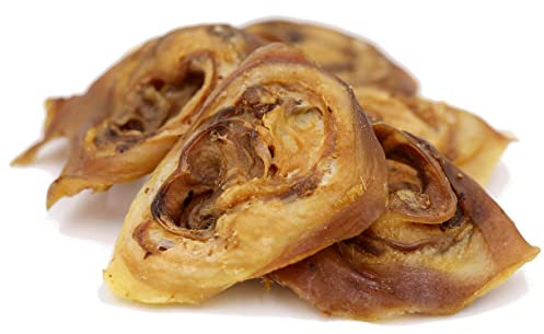 BREERs Getrocknete Schweineohrmuscheln für Hunde 2 Kg aus eigener Deutscher Herstellung, Kauartikel für Groß & Klein, Kauartikel aus Schwein, Hundeleckerli getreidefrei, Kausnack, Leckerli Hund