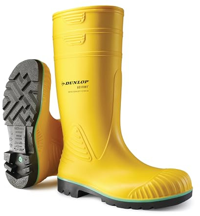 Dunlop Acifort Chemical S5 - Stivali di sicurezza, giallo., 47 EU