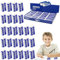 Radiergummi Set - 40 Stück Mini Weiß Plastic Radierer für Bleistifte und Buntstifte, 2B Radierer, Geeignet für Schule, Skizzen, Gemälden, Künsten