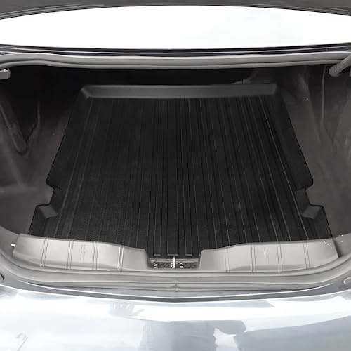 Premium Cargo Liner for Cevrolet Camaro Coupe 2016-2024 - 100% Protection - Custom Fit Car Trunk Mat - All-Season Black Cargo Mat - 3D Shaped Laser Measured Trunk Liners
