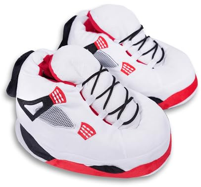 WSOARLQ Plush Sneaker Slippers, 17 Styles-Quiet Soles (No Waking Loved Ones), Anti-Slip Dry Indoor, Cozy for Cold Days, US 8-12 Unisex