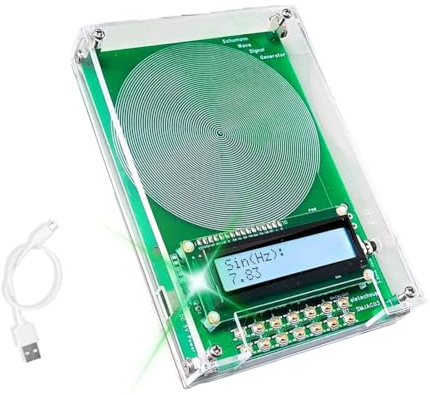 Quisiete Générateur de fréquence personnalisé V2, générateur de résonance de 7,83 Hz, résonance sinusoïdale réglable de 0,01 Hz à 200 000 Hz