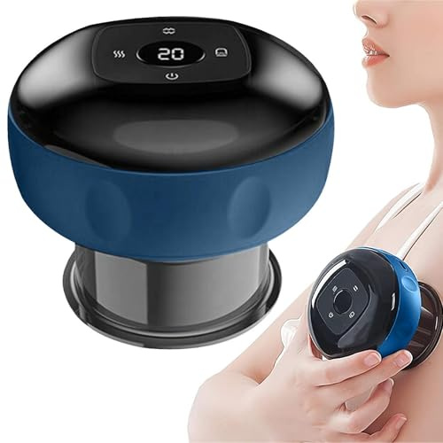 Elektronisk sugkoppsenhet, justerbar ergonomisk skärning | Intelligent sugkoppsmassager för kvinnor | för avkoppling, återhämtning, händer, nacke, , kontor, män, kvinnor,