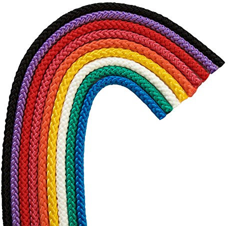 Grevinga® Gymnastikseil | Springseil | Hüpf- und Spielseil | 2,50 m bis 3,00 m | Hüpfseil (Blau, 2.50)