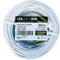 Led Light One Cable H05VV-F Manguera 2x0,75mm 50m (Blanco) Tensión de servicio: 500v Temperatura máxima de trabajo 70º.Cables para instalaciones fijas y móviles en locales domésticos y oficinas.
