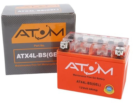 YTX4L-BS- Atom Gel Motorradbatterie 12V 4Ah