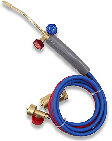 Brass Oxygen MAPP/Propane Welding Torch| Duel Fuel by Oxygen and MAPP PRO/Propane For Welding Brazing Soldering,