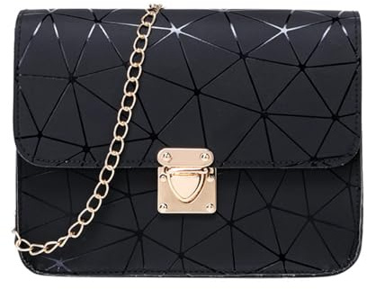 ANPTER Petit Sac à Bandoulière Filles Sac Bandoulière Tendance Sacoche Besace Porté Main Epaule Crossbody Bag Téléphone Shoulder Bag pour Enfants, Femme, Noir Petit Sac À Bandoulière, S