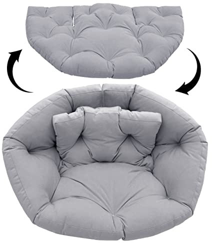 Salla Bett für Hunde & Katzen, Klappbares, aus Velours, Waschbares Hundebett, Kuschelbett für Haustiere, Flauschig & Kuschlig, Kuschelkörbchen mit Kissen, Grau, 75x65 cm
