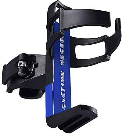 DAWRIS Porte-Bouteille de vélo, Rotation à 360 degrés, Porte-gobelet pour vélo, sans vis, à libération Rapide, pour VTT, vélo, vélo, Enfant, Poussette, Fauteuil Roulant (Noir)