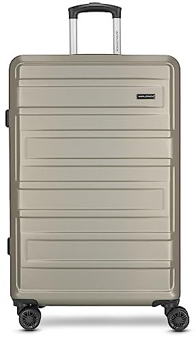 Worldpack Check-in Koffer für Damen und Herren | großer XL Trolley 50 x 29 x 76 cm aus hochwertigem, stoßfestem ABS Material | Doppelrolle & Teleskopgriff| New York 2.0 Serie