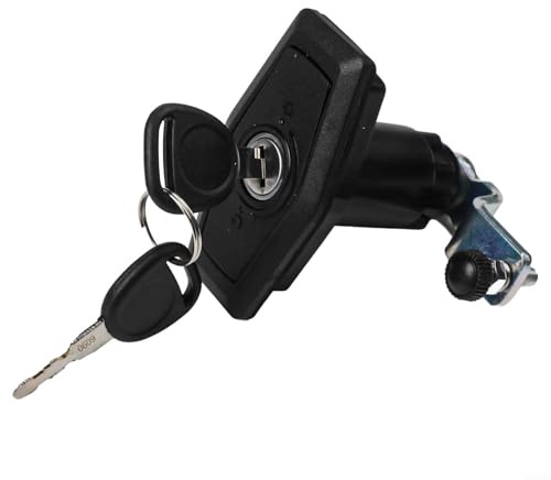 Cerradura de puerta de empuje para caravana, caravana, caravana, armario con 2 llaves, compatible con puertas de 27 mm a 50 mm de grosor
