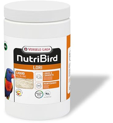 Lori Komplettnahrung für Loris und Loriculus | 1 kg | für Vögel | Ergänzungsfuttermittel zur Unterstützung des normalen Wohlbefindens | Mit Opti Digest, Opti Feather und Opti Calcium