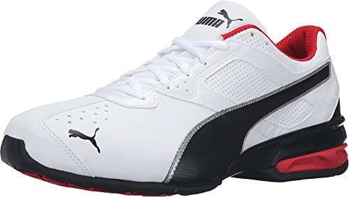 Puma Homme Tazon 6 Cross Trainer Basket, Blanc Black Silver, 44 EU