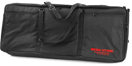 MUSIC STORE Keyboardtasche KC-23 II, 108x45x18cm, Schwarz, Zubehörfach, Reißverschlüsse, 20mm Polsterung, Kompatibel mit PSR-SX700, SX900, S775, S975, S770, S970, S750, S950
