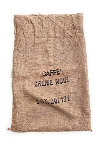Caffè Crème Sacos de yute de café, 70 x 110 cm, paquete de 1 unidad