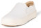 Amazon Essentials Zapatilla Cómoda sin Cordones Mujer, Blanco, 43 EU