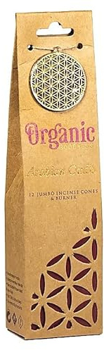 Coni di incenso Jumbo Organic Goodness - 12 Coni per confezione (Arabian Oudh)