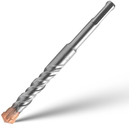 SDS Plus Professionell Hammarborr Betongborr Med 4 Hårdmetallskärande Kakelborr Metallborr Stenborr Betongborr Slagborrborrning för Betong, Natursten, Tegelvägg 16mm x 160mm